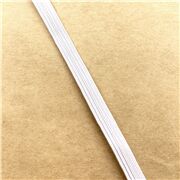 elastico bianco largo 0.8cm