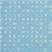 Domino Dots on Blue