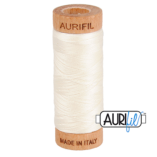 Aurifil 80 wt Cotton 2026 Chalk Aurifil 80 wt Cotton 2026 Chalk