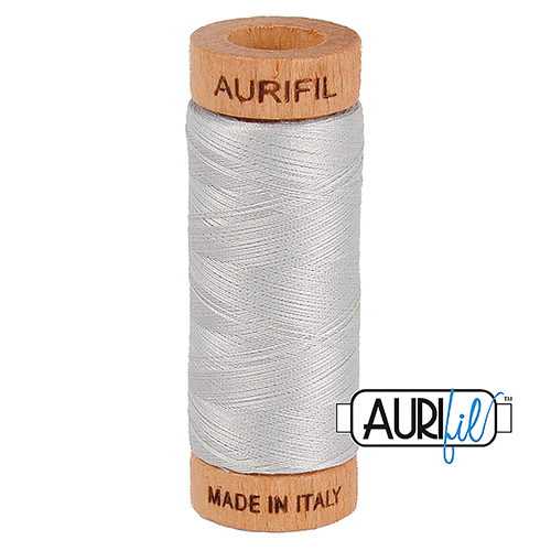 80wt Petite Bobine Aluminium 2615 Fil De Coton par Aurifil