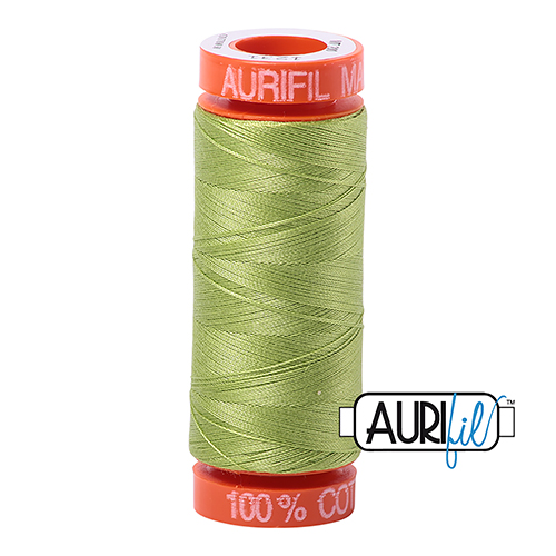 Fil De Coton 50wt Petite Bobine Vert Printemps 1231 par Aurifil