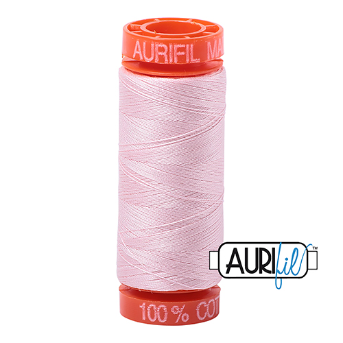 50wt Small Spool Pale Pink 2410 Cotton Thread
