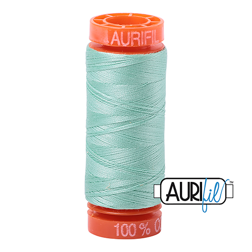 Petite Bobine 50WT Menthe Moyenne 2835 Fil De Coton par Aurifil