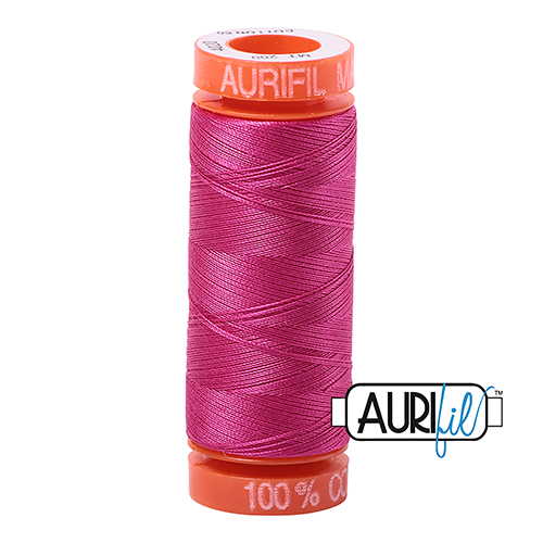 Bobine Petite 50wt Fuchsia 4020 Fil De Coton par Aurifil