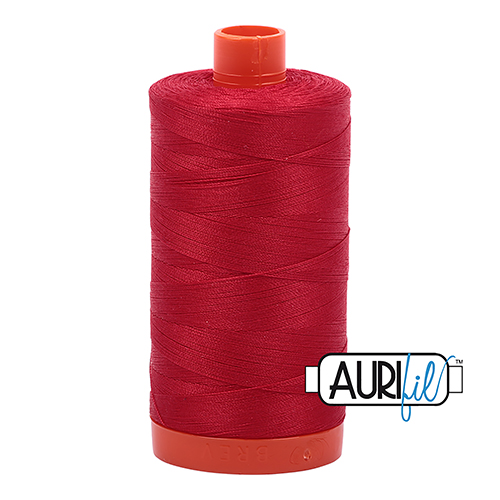 50wt Gran Bobina Puro Hilo De Algodón Rojo 2250