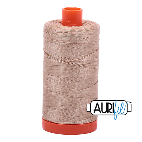 50Wt Grande Bobine Beige 2314 Fil De Coton par Aurifil