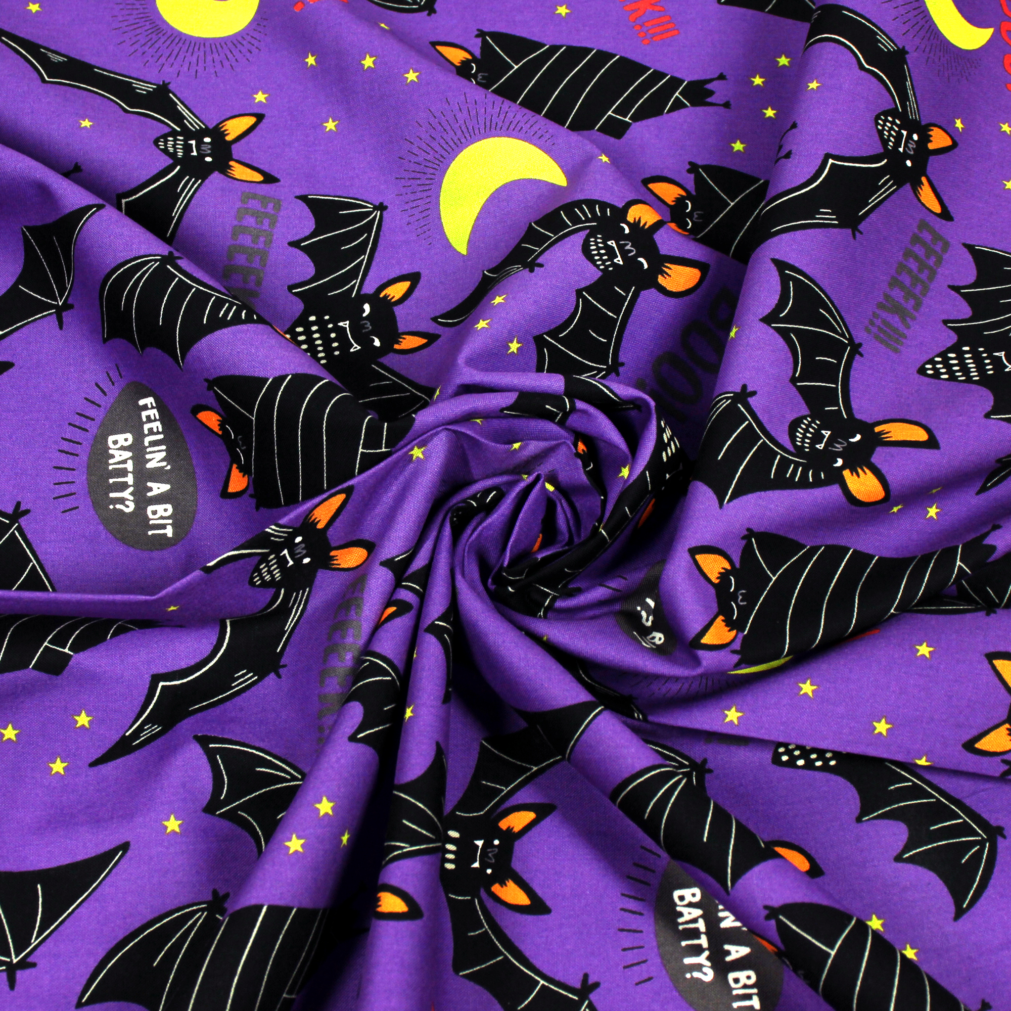 Boo! Fledermäuse! Halloween Eek Text 2