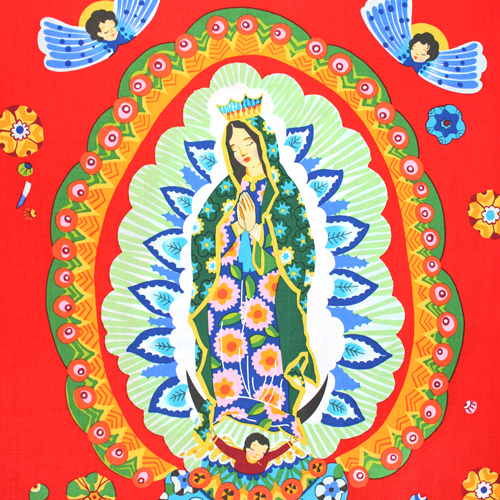 Notre-Dame de Guadalupe Marie Tissu par Alexander Henry