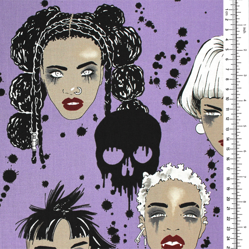 Vamps Punk Gothique Crânes Effrayants 1