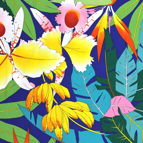 Au Copa Fleurs Tropicales Tissu par Alexander Henry