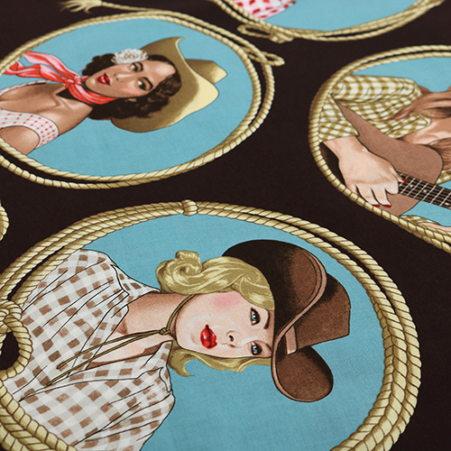 Ländliches Cowgirl Lasso Rahmen 5