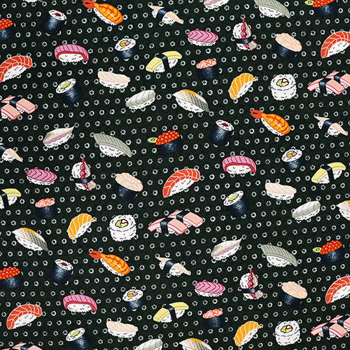 Shibori Sushi Tissu par Alexander Henry