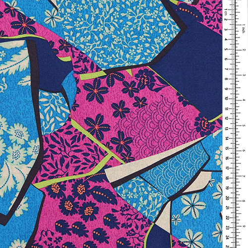 Kimono Patch Blumen Kintsugi Muster 1