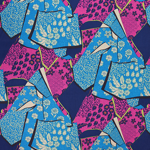 Kimono Patch Blumen Kintsugi Muster 4