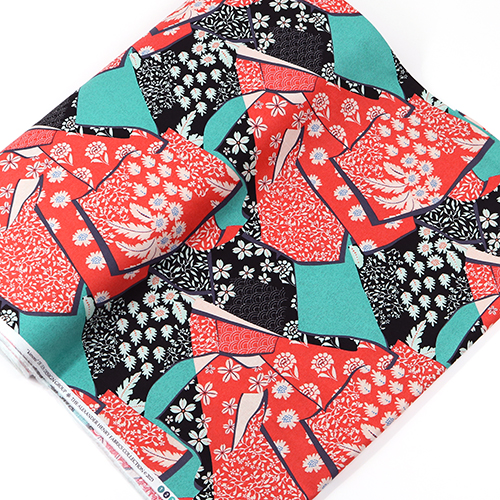 Kimono Patch Floral Kintsugi Motifs 3