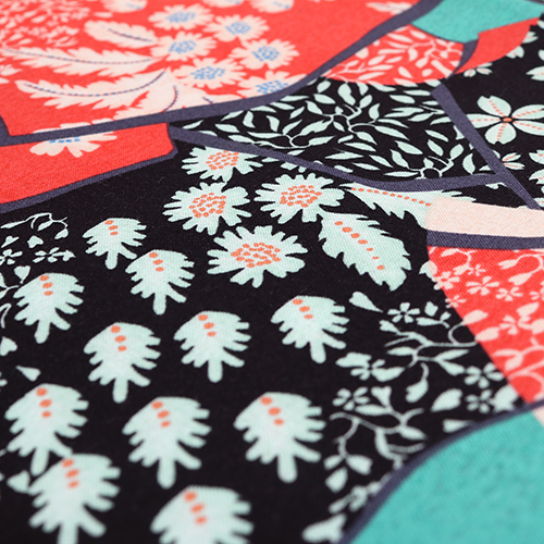 Kimono Patch Floral Kintsugi Motifs 5