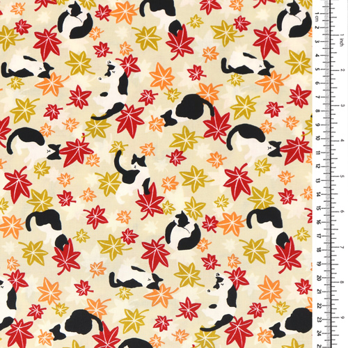 Cat Maple Leaves Autumn Fall 1