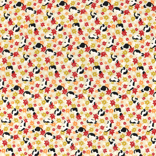 Cat Maple Leaves Autumn Fall 4