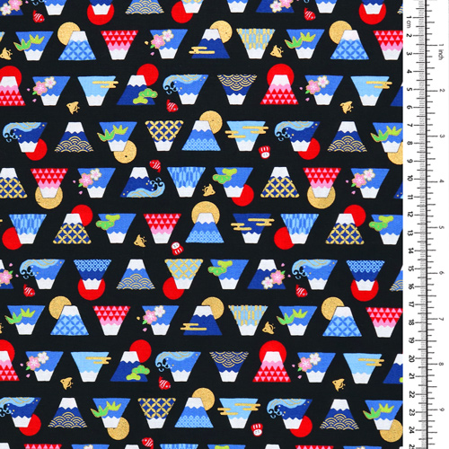 Monte Fuji Iconico Carino A Fantasia Metallizzato 1