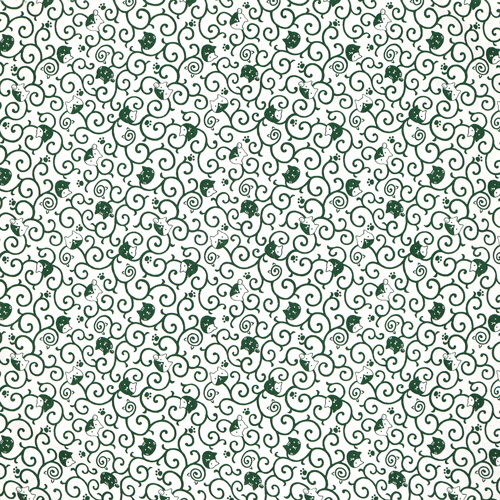Katze Mit Wirbelndem Karakusa-Muster Traditionelles Furoshiki 4
