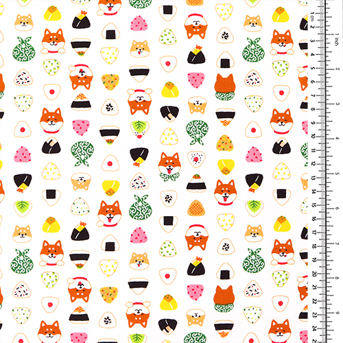 Shiba-Inu-Hund Onigiri-Bällchen-Sushi 1