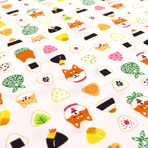 Shiba-Inu-Hund Onigiri-Bällchen-Sushi 5