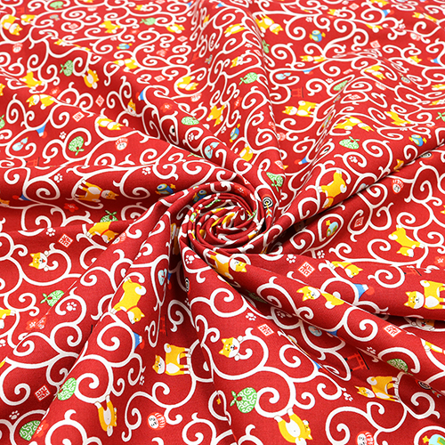 Chien Shiba Inu Karakusa Furoshiki 2