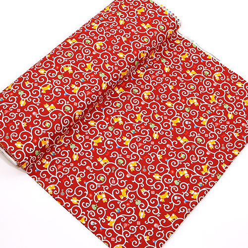 Chien Shiba Inu Karakusa Furoshiki 3