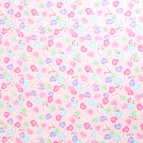 Licorne C½urs D'amour Douces Mots De Bonbons 4