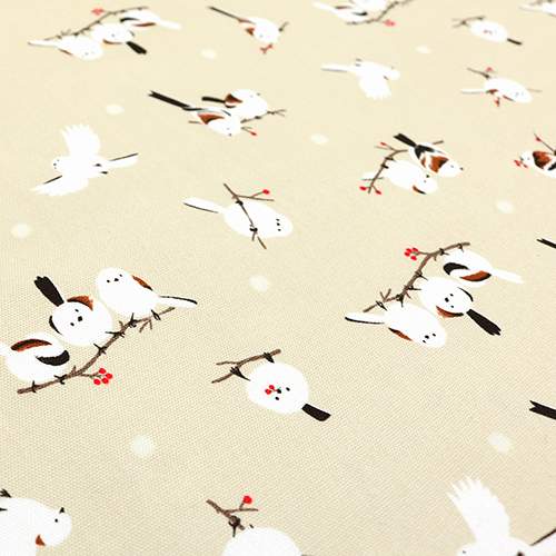 Adorables Oiseaux Shimaenaga Moelleux Sur Une Branche 5