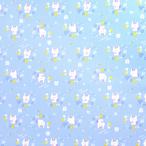 Sous L'eau Licorne Coquillages Bulles 4