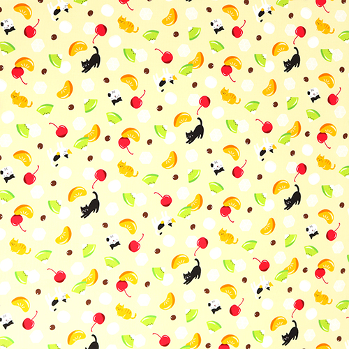 Chats Dispersés Fruits Kiwi Cerise Glace 4