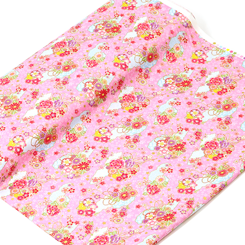 Delicada Flor De Sakura Shibori Oro 3