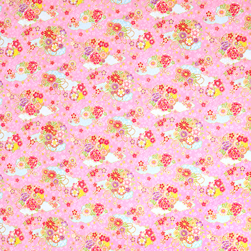 Delicada Flor De Sakura Shibori Oro 4
