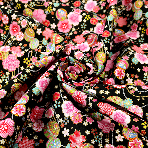 Sakura Bunte Temari-Bälle mit Gold 2