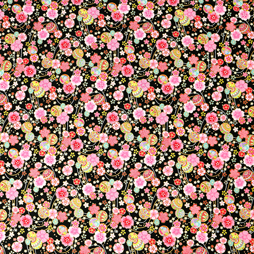 Sakura Bunte Temari-Bälle mit Gold 4