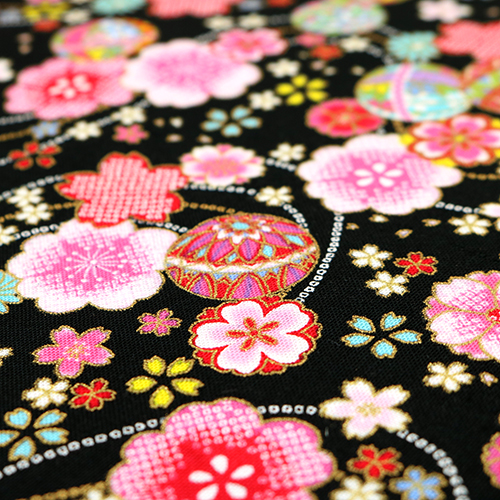 Sakura Bunte Temari-Bälle mit Gold 5