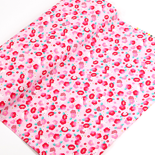 Cute Rabbit and Shibori Plum Blossom 3