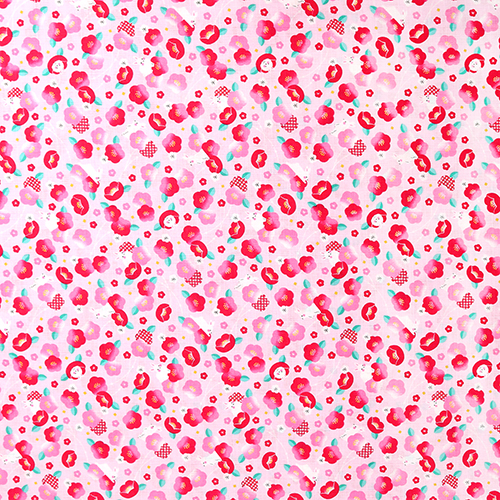 Cute Rabbit and Shibori Plum Blossom 4