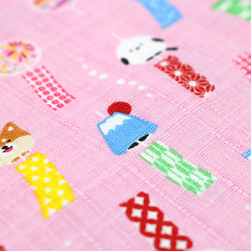 Kawaii Furin Animal Wind Charm Pink 5