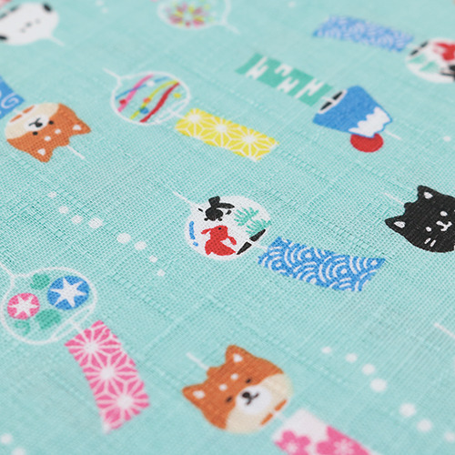 Kawaii Furin Animal Wind Charm Blue 5