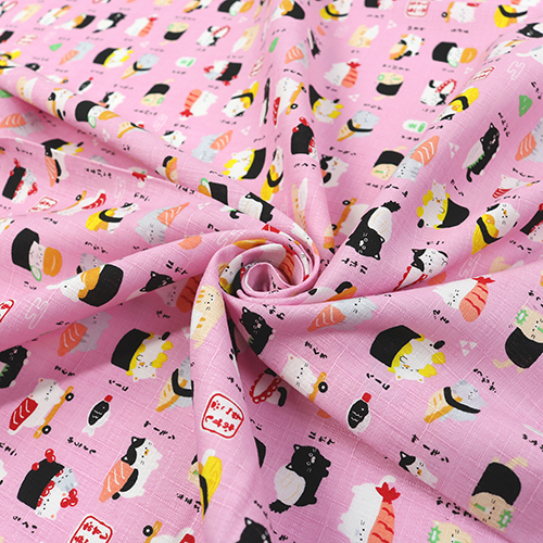 Cute Food Sushi Cats Pink 2