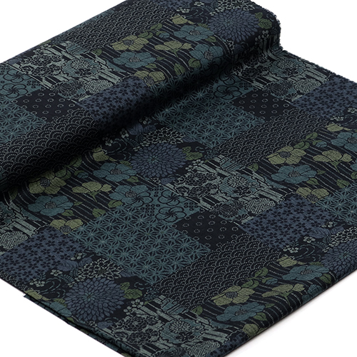Indigo Patch Squares Japanese Patterns 3