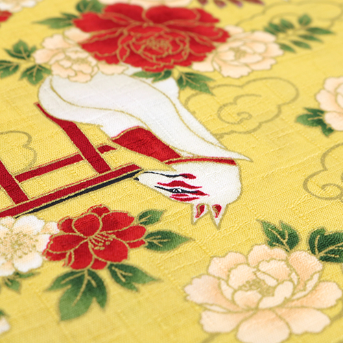 Kitsune Mythiques Renards Esprits Blancs Moutarde 5