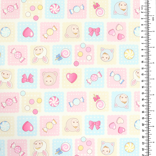Poupées vintage Pastel Bonbons Friandises Montage 1