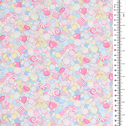 Poupées Vintage Montage Bonbons Pastel 1