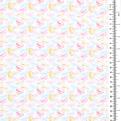 Chute De Petits Macarons Et Gâteaux Pastel 1