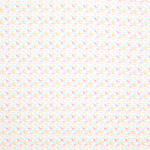 Chute De Petits Macarons Et Gâteaux Pastel 4