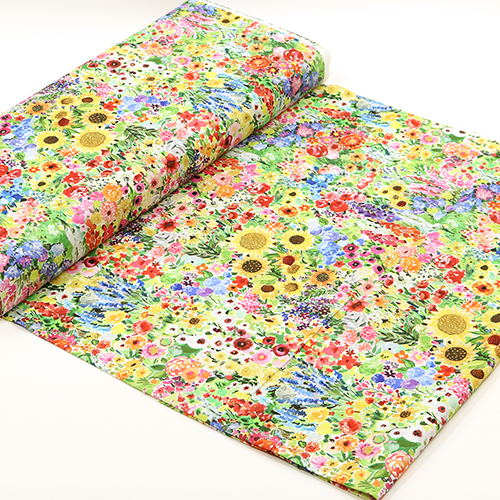 Jardin D'Été Chaleureux Fleurs En Aquarelle 3