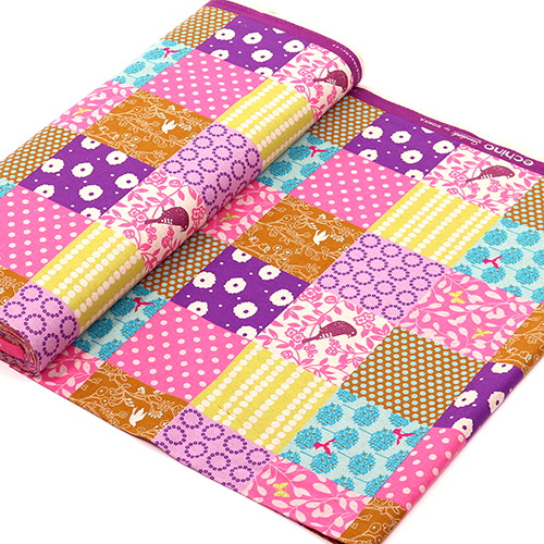 Geschichte Gemustertes Patchwork-Quadrate 3